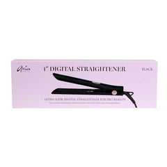 1” Ultra Sleek Black Digital Hair Straightener
