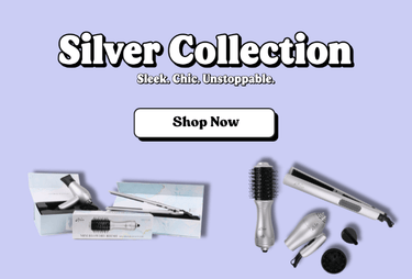 Aria Beauty Hair Styling Tools Silver Collection