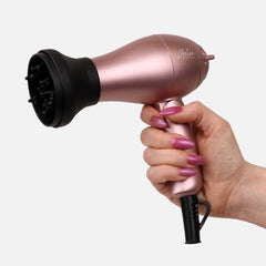 Aria Beauty Blow Dryers Rose Gold Mini Blow Dryer Aria Beauty Blow Dryers Rose Gold Mini Blow Dryer