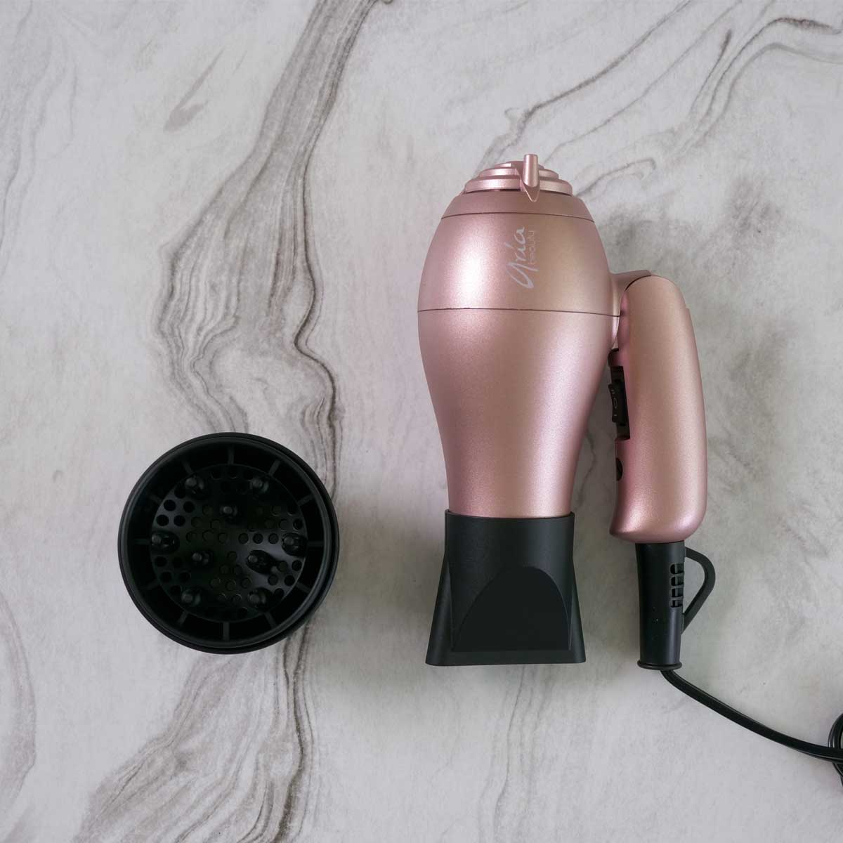 Aria Beauty Blow Dryers Rose Gold Mini Blow Dryer Aria Beauty Blow Dryers Rose Gold Mini Blow Dryer