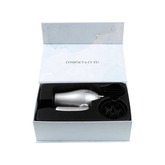Aria Beauty Blow Dryers Silver Mini Blow Dryer Aria Beauty Blow Dryers Silver Mini Blow Dryer
