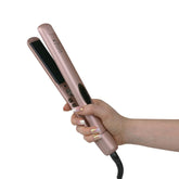 Aria Beauty Hair Straightener - Hair Iron Bestselling 1” Rose Gold Infrared Ceramic Hair Straightener