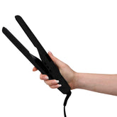Aria Beauty Hair Straightener - Hair Iron The Twist Black Flat Iron