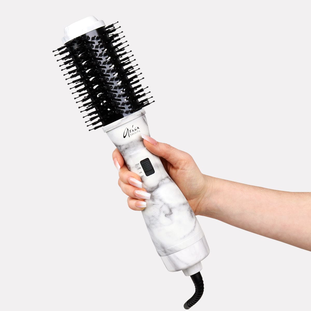 Aria Beauty White Marble Blowdry Brush