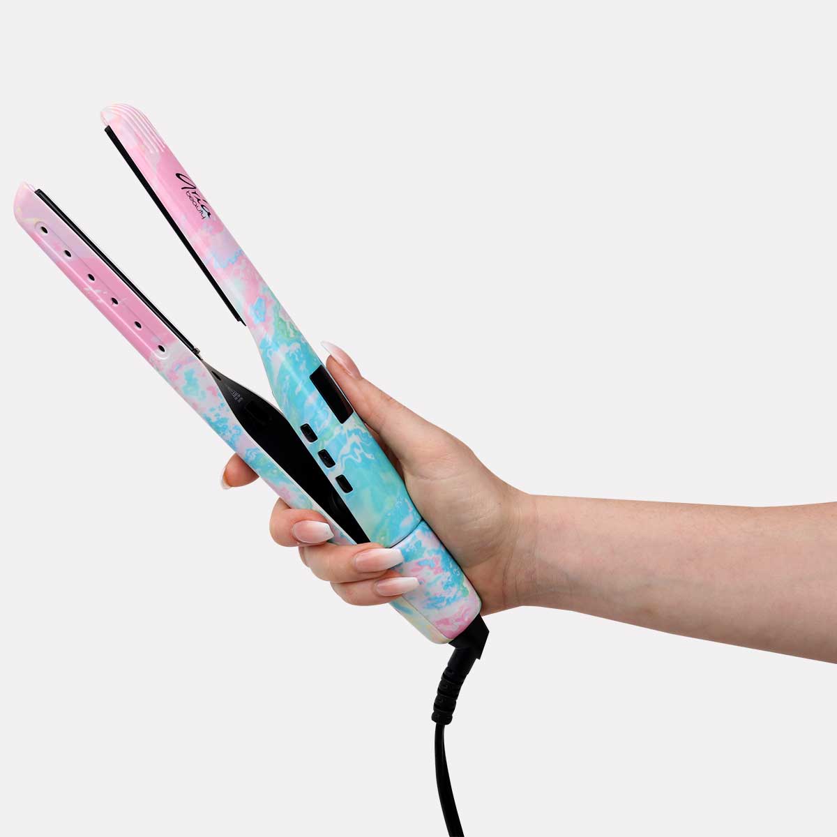 Ariabeauty Hair Straightener - Hair Iron The Twist Pastel Flat Iron