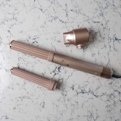 Aria Beauty Blow Dryers Brushed Gold Airstyler Blowout Set – Professional All-in-One Blowout System