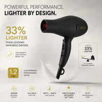 Aria Beauty Blow Dryers Infrared Professional Hair Dryer