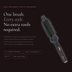 Aria Beauty Curling Wands / Curling Irons 1.5" Hot Styling Brush