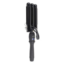 Aria Beauty Curling Wands / Curling Irons Triple Barrel Waver - 25 mm - Matte Black