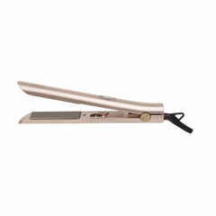 Aria Beauty Hair Straightener - Hair Iron 1” Ultra Sleek Brushed Gold Digital Hair Straightener