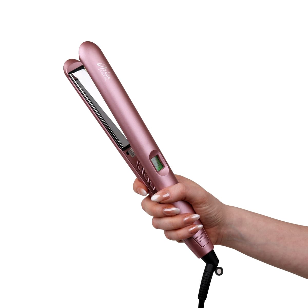 Aria Beauty Hair Straightener - Hair Iron Rose Gold Digital Hair Straightener Main image