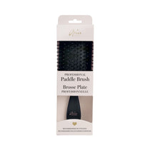 Aria Beauty Hair Styling Accessories Professional Paddle Brush – Black
