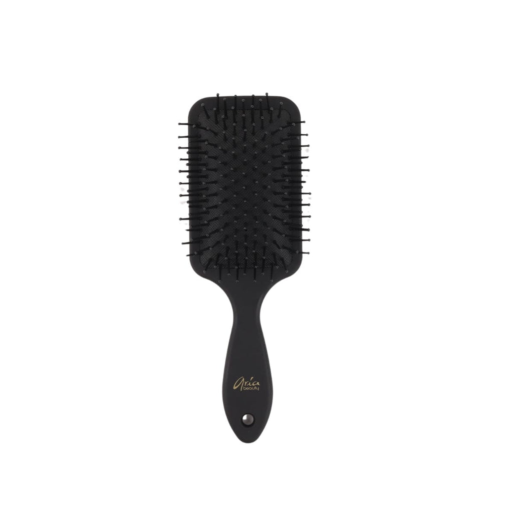 Aria Beauty Hair Styling Accessories Professional Paddle Brush – Black