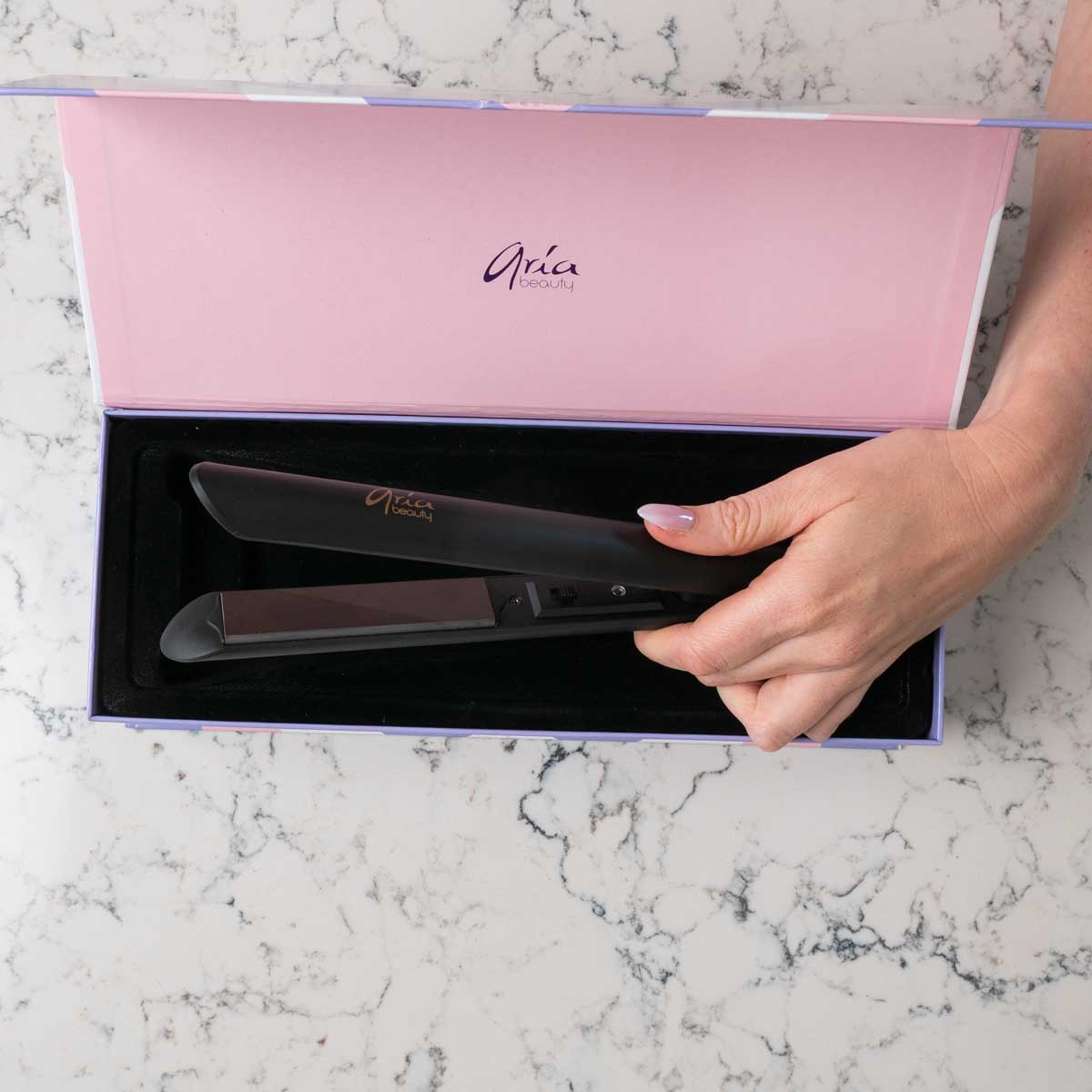 Aria Beauty Hair Tools Travel Pro Mini Straightener