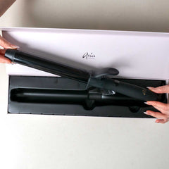Aria Beauty  Professional 1.25" Ceramic Curling Iron – Extra-Long 7" Barrel