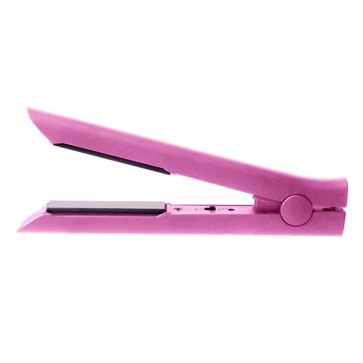 Ariabeauty Hair Straightener - Hair Iron Pink Hair Tools Travel Set - Mini Blow Dryer & Hair Straightener