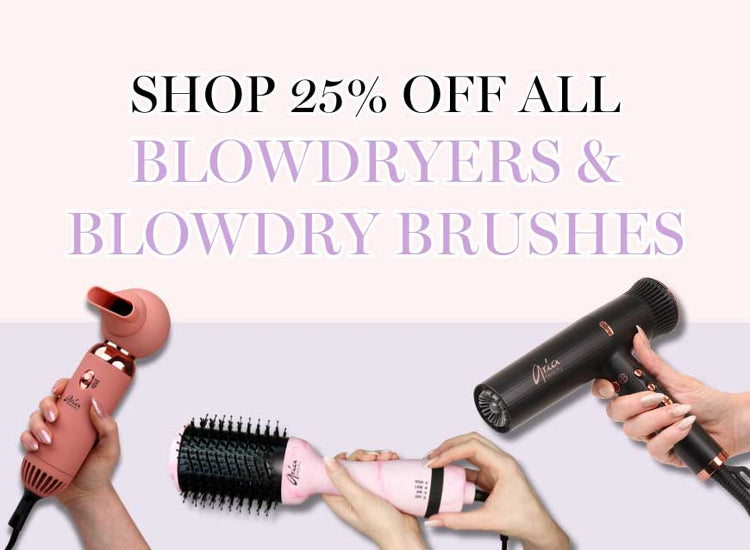 25% off all blowdryers and blowdry brushes