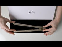 1” Ultra Sleek Brushed Gold Digital Hair Straightener Unboxing video