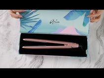 Rose Gold Digital Hair Straightener video