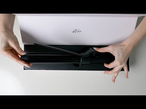 Professional 1.25" Ceramic Curling Iron – Extra-Long 7" Barrel Unboxing video