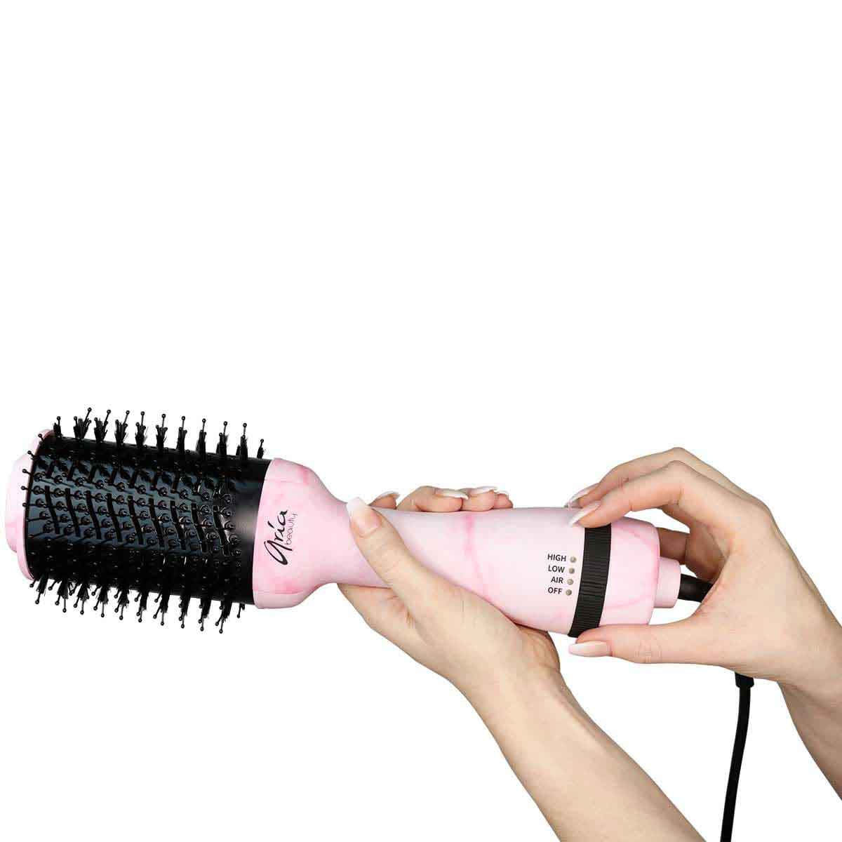Aria Beauty Blow Dryers Bestselling Pink Marble Blowdry Brush