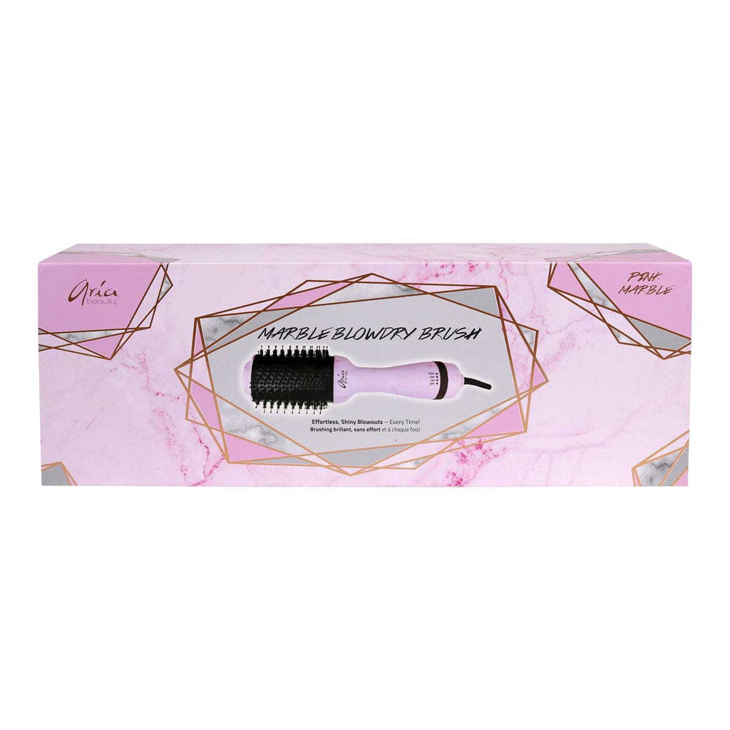 Aria Beauty Blow Dryers Bestselling Pink Marble Blowdry Brush