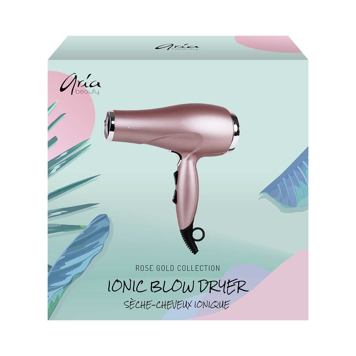 Ariabeauty Blow Dryers Rose Gold Ionic Blow Dryer