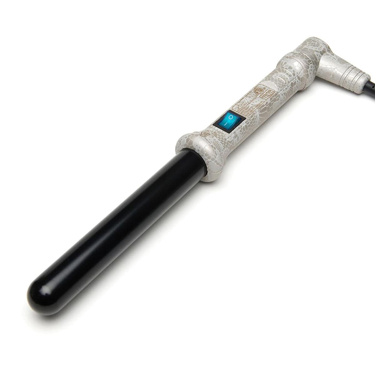 Silver Lace 1" Tourmaline Clipless Curling Wand Secondary image
