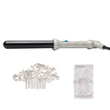 Ariabeauty Curling Wands / Curling Irons "I Do" 1" Tourmaline Clipless Curling Wand