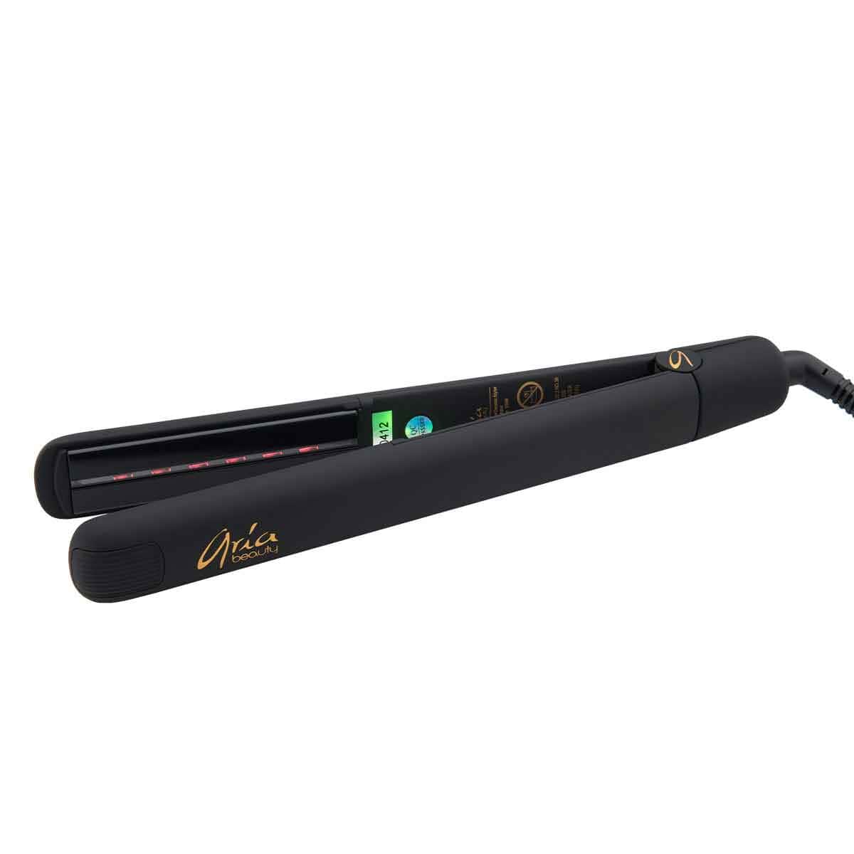 1” Black Infrared Ceramic Hair Straightener Secondary image