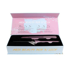 Ariabeauty Hair Straightener - Hair Iron Pop 'N' Lock Interchangeable Straightener & Curling Iron Set