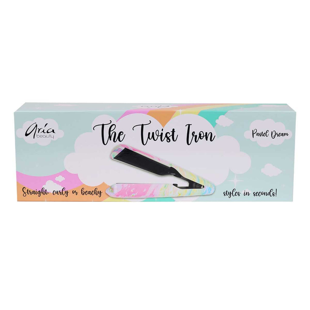 Ariabeauty Hair Straightener - Hair Iron The Twist Pastel Flat Iron