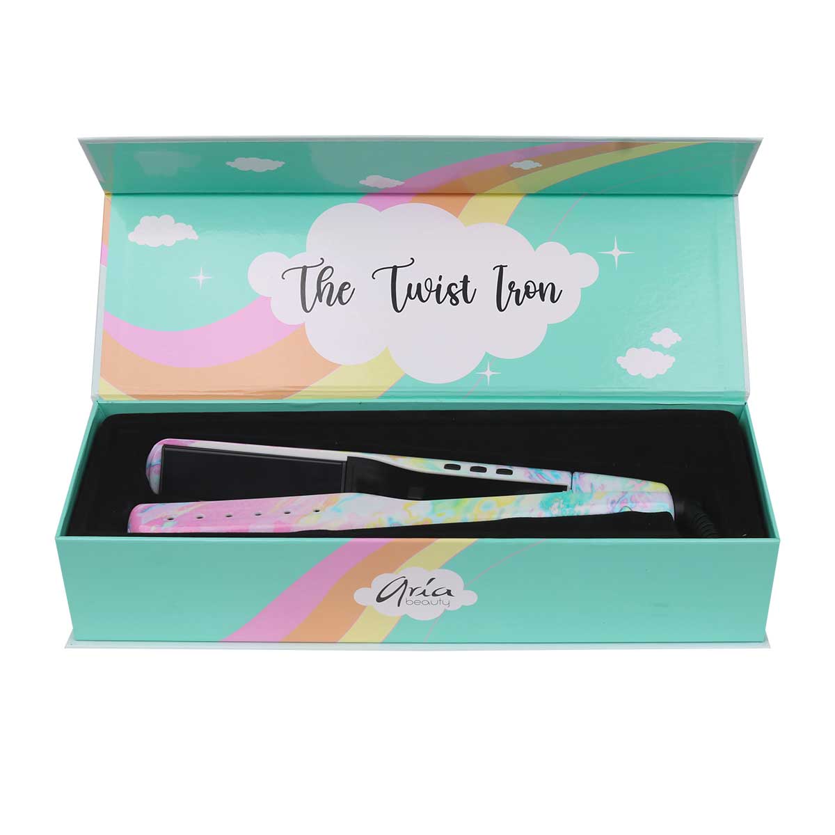 Ariabeauty Hair Straightener - Hair Iron The Twist Pastel Flat Iron