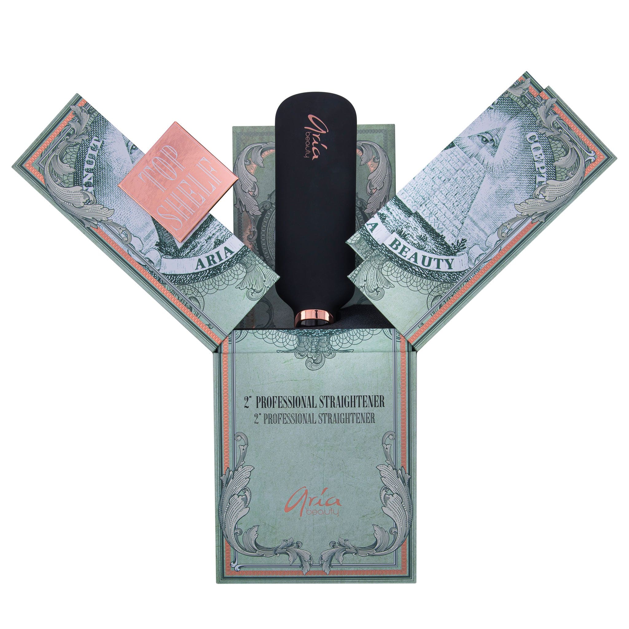 Top Shelf 2” Infrared Straightener with Tourmaline Infused Ceramic Plates