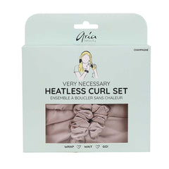 Ariabeauty Hair Styling Accessories Champagne Very Necessary Heatless Curl Set