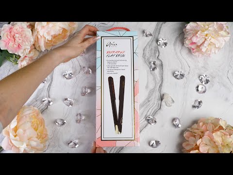 1" Infrared Hair Straightener unboxing video