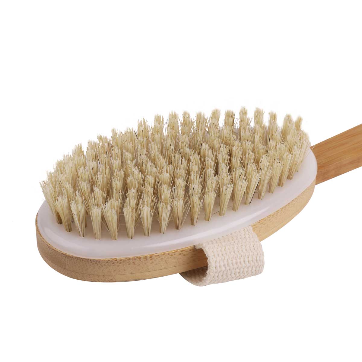 Spa Relaxus Wet & Dry Bamboo Bath Brush Kit with 3 Heads
